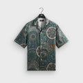 Kith Mosaic Mandala Thompson Camp Collar Shirt - Stadium