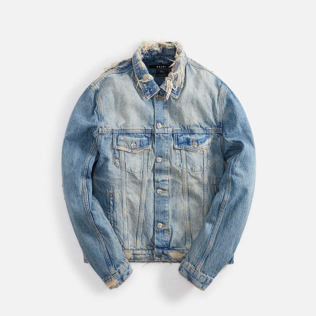 Ksubi Classic Jacket Heritage Repair - Blue