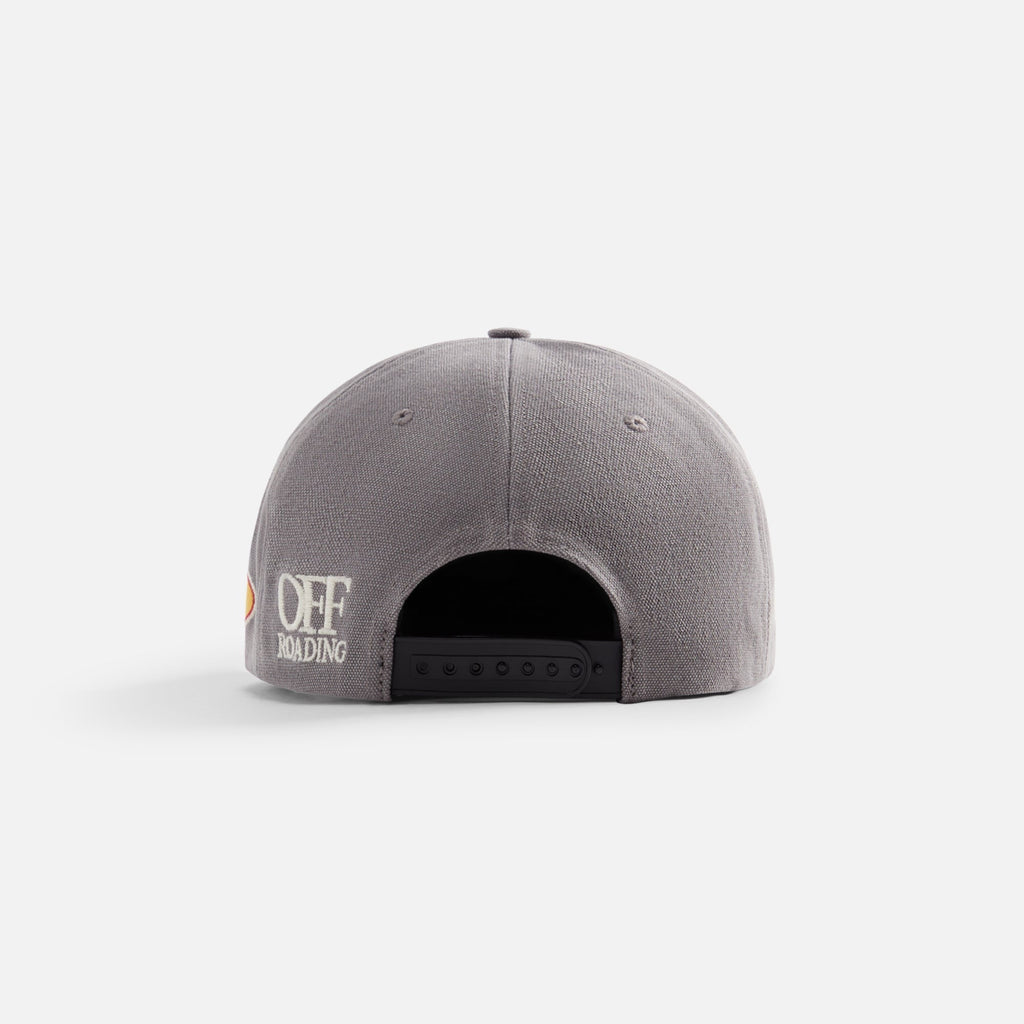 Rhude Rally Washed Canvas Hat - Elephant