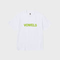 vowels Blur Tee - White