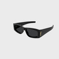 Saint Laurent Rectangle Frames - Black