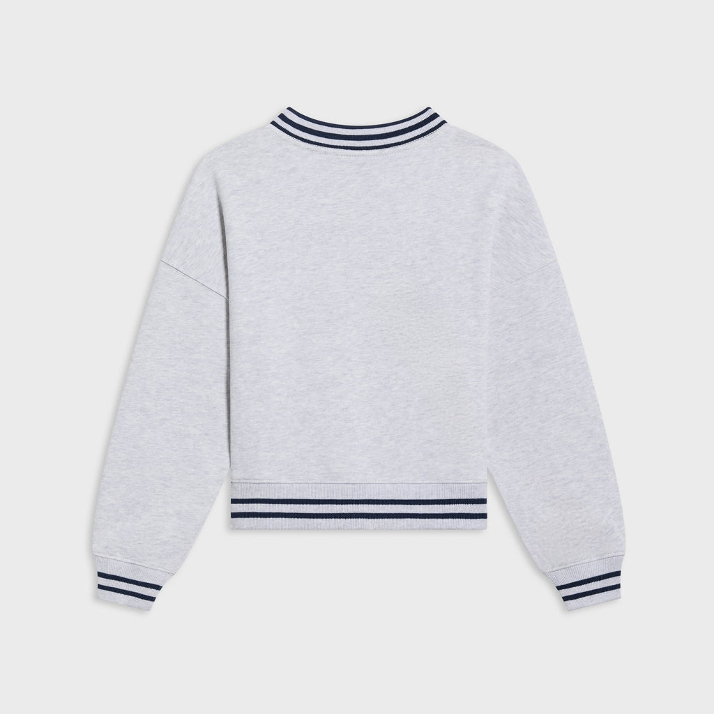 Kith Kids Collegiate Nelson Crewneck - Light Heather Grey - PH
