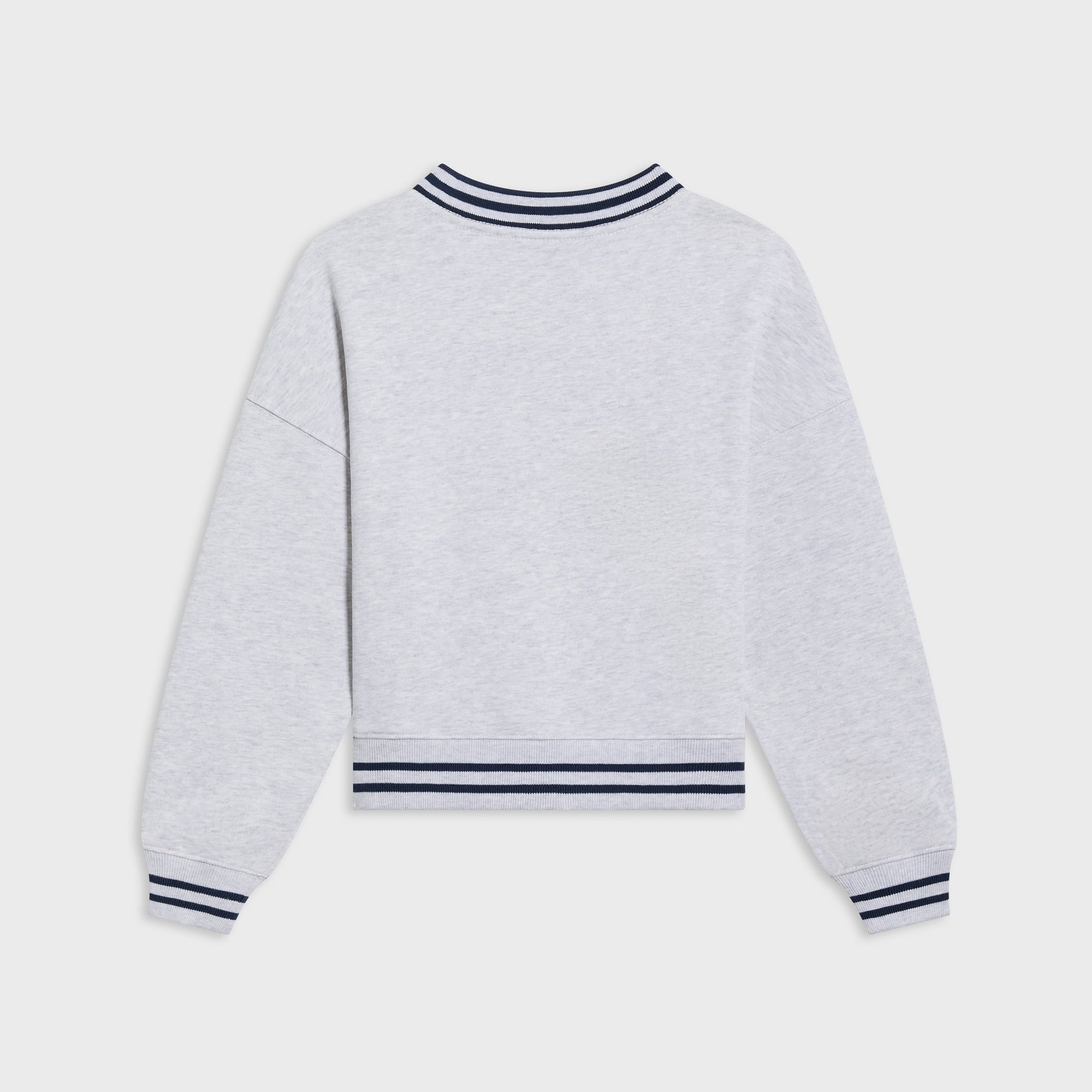 Kith Kids Collegiate Nelson Crewneck - Light Heather Grey - PH