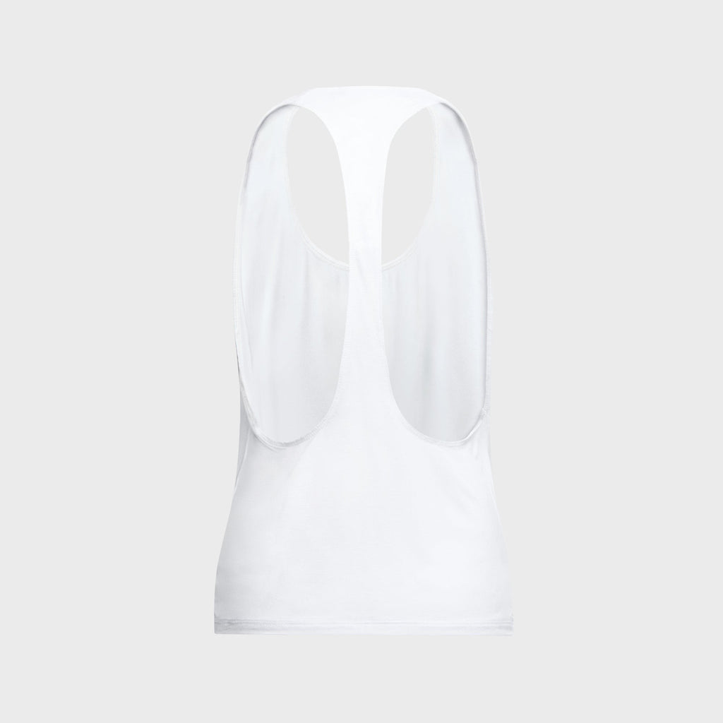 EB Denim Valley Racer Tank - White