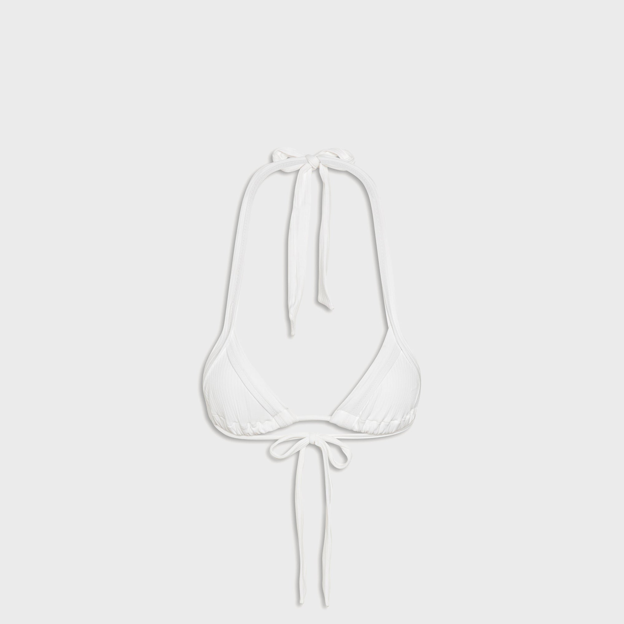 Frankies Bikinis x Paige Lorenze Taite Ribbed Bikini Top - Marry Me