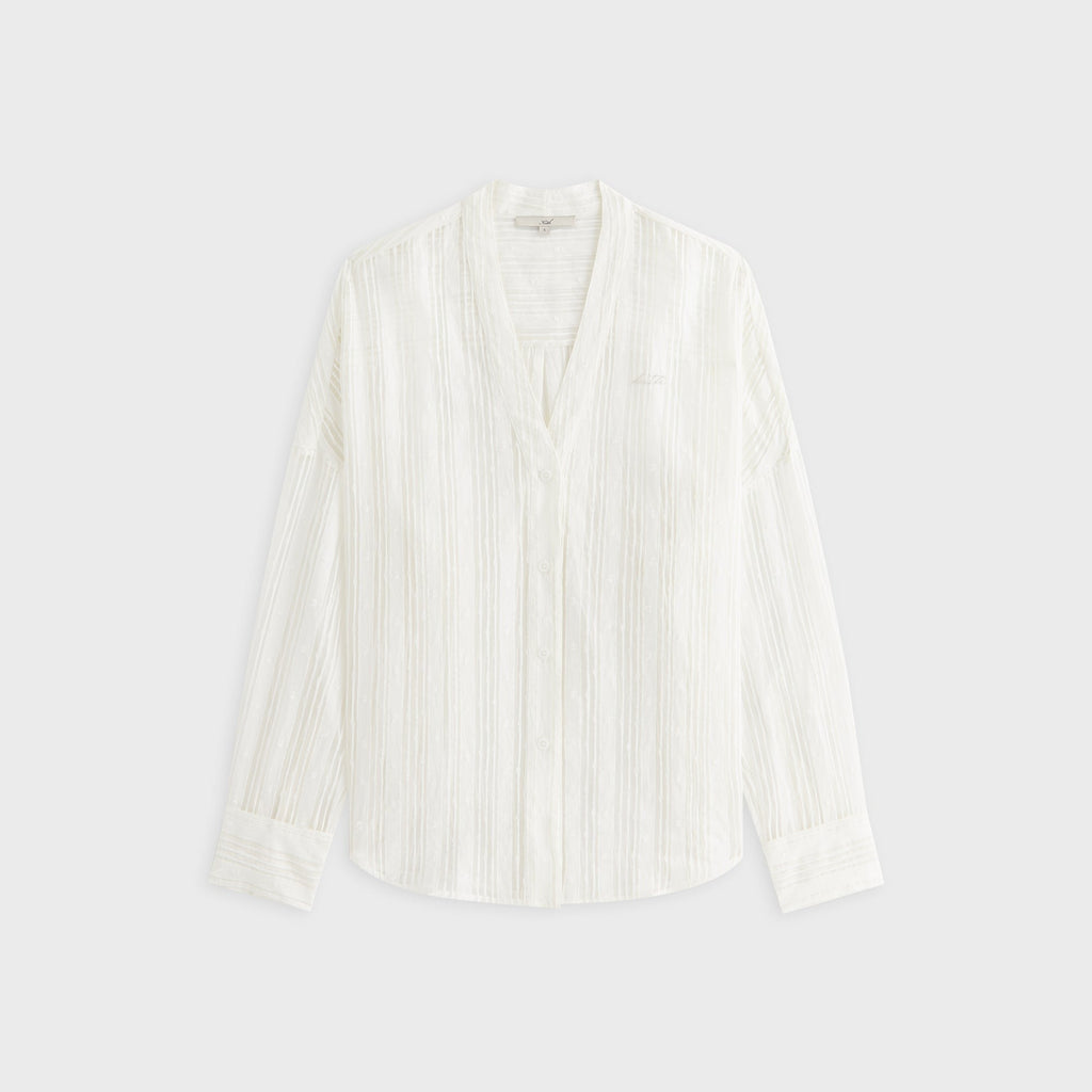 Kith Women Carmyn Sheer Cardigan Shirt - White