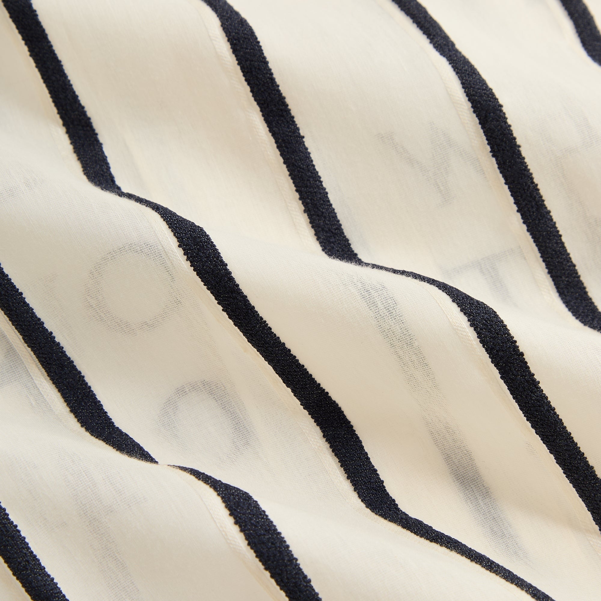 Kith Silk Linen Chenille Stripe Pacey Shirt - Sandrift