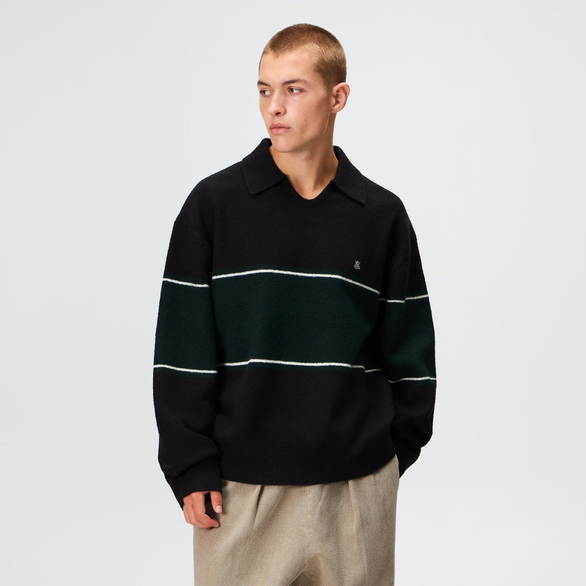 Kith Boucle Ulysses Sweater - Black