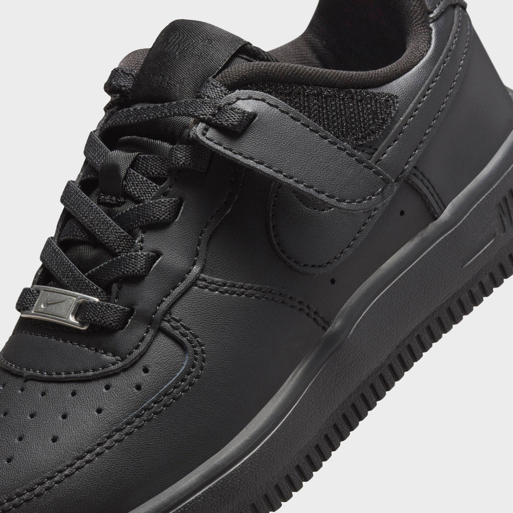 Nike PS Air Force 1 Low Easy On - Black / Black / Black
