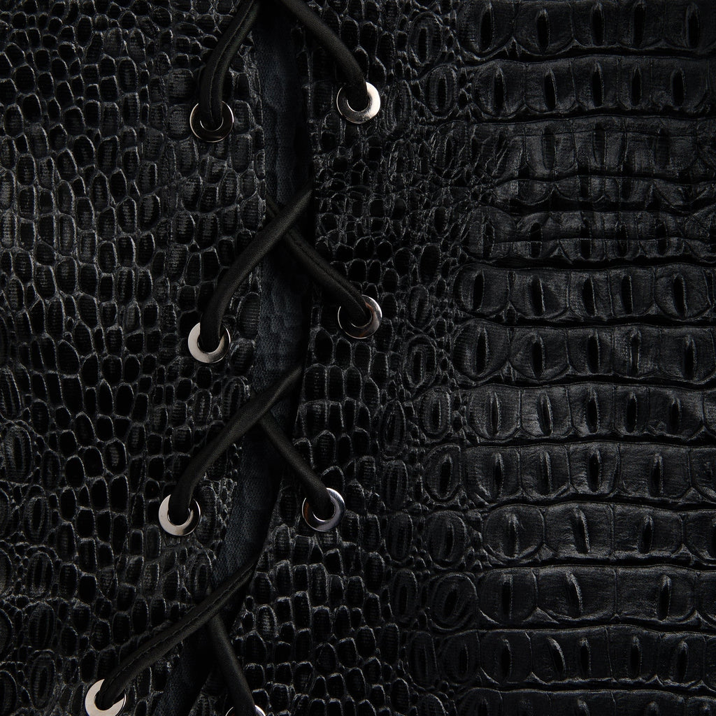 Kim Shui Jee Lace Up Pant - Black