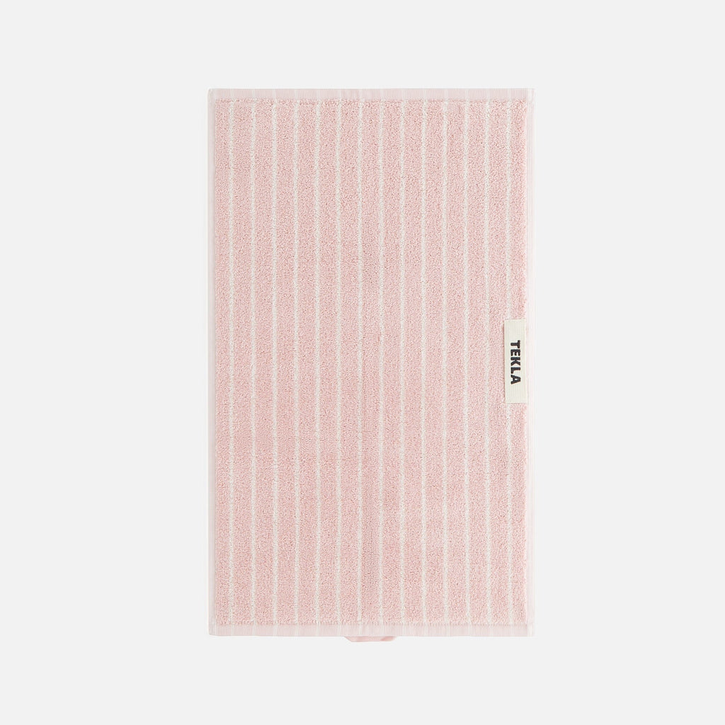 Tekla Hand Towel - Shaded Pink Stripes