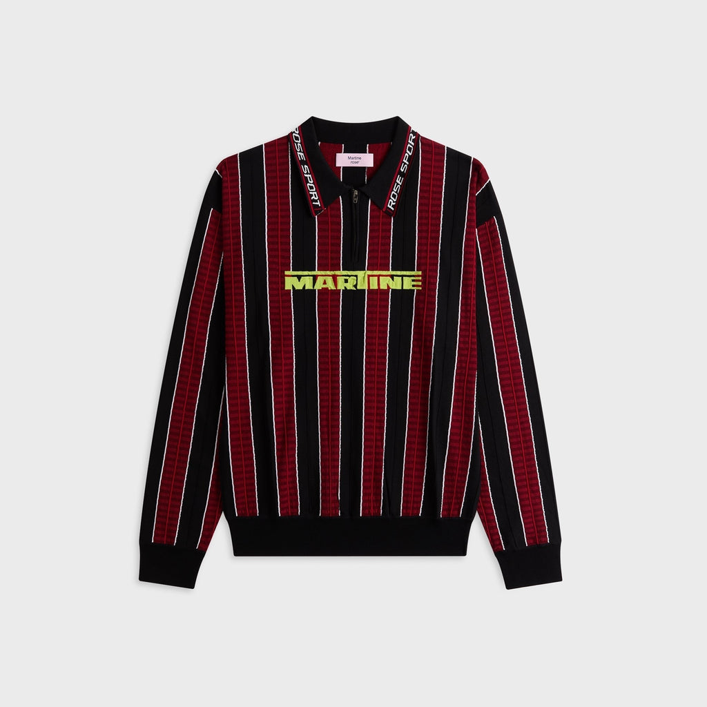 Martine Rose Logo Polo - Red / Black