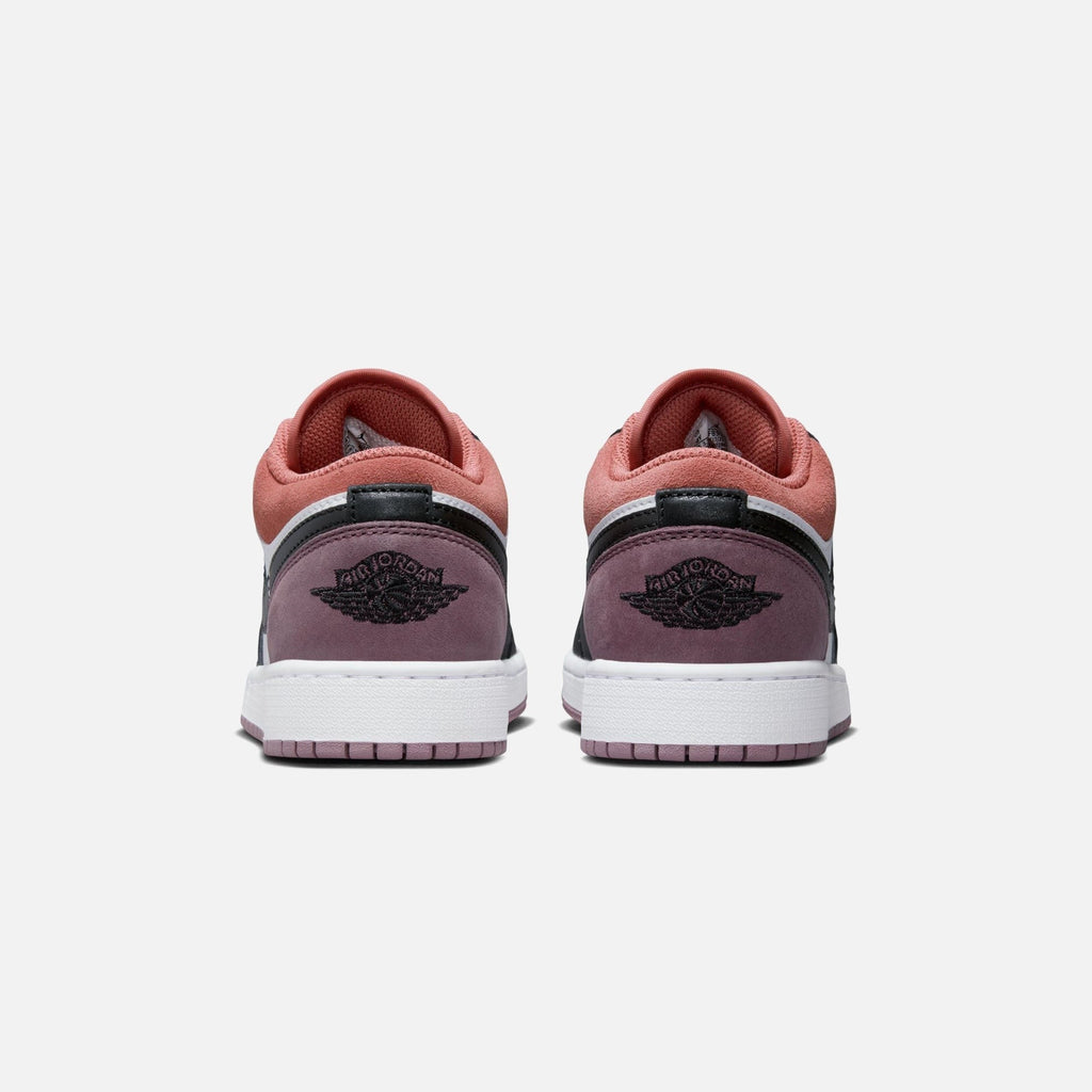 Jordan GS Air Jordan 1 Low Se - White / Black / Sky J / Orange