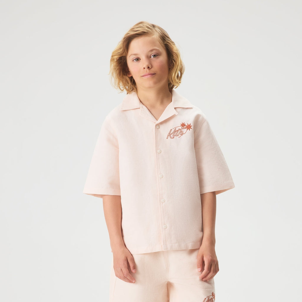 Kith Kids Thompson Camp Shirt - Sahara