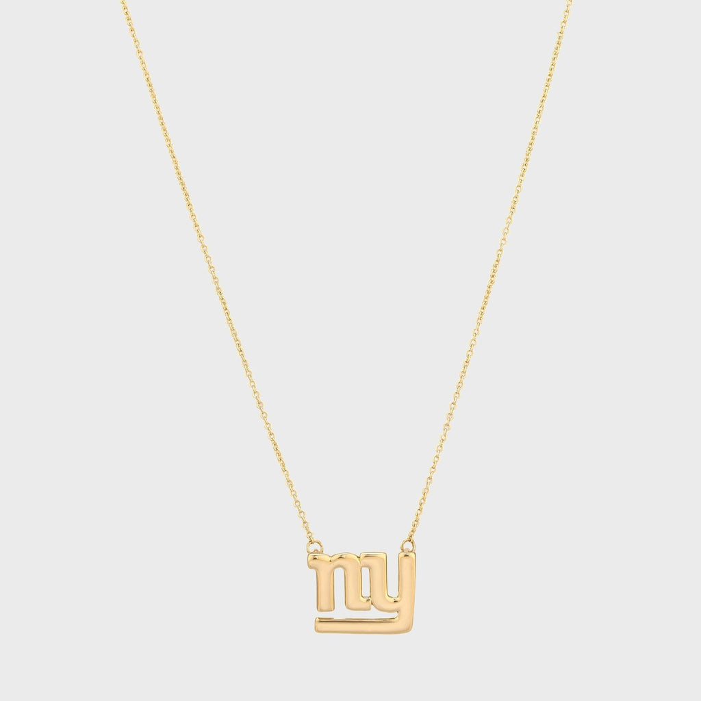 Luv AJ The Logo Charm New York Giants Necklace - Gold