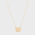 Luv AJ The Logo Charm New York Giants Necklace - Gold