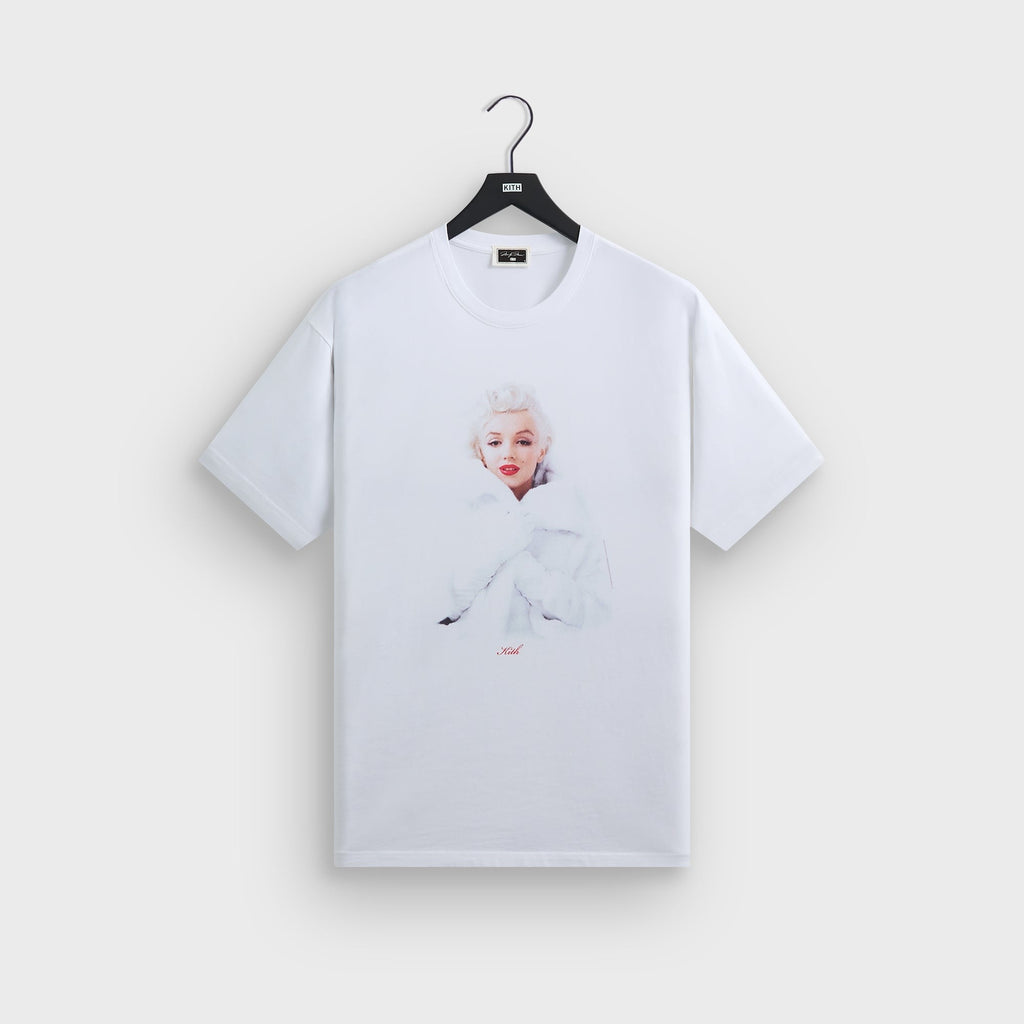 Kith for Marilyn Monroe Fur Coat Tee - White