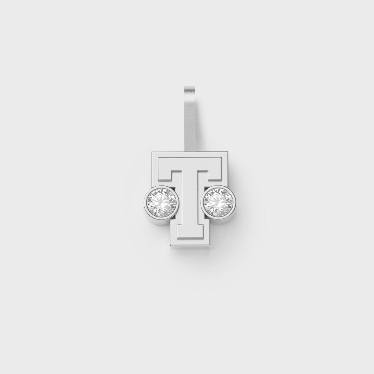 Greg Yuna Sÿlver Babÿ Umlaut Initial 'T' Pendant - Sterling Silver
