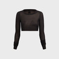 Rick Owens Crop Tee - Black