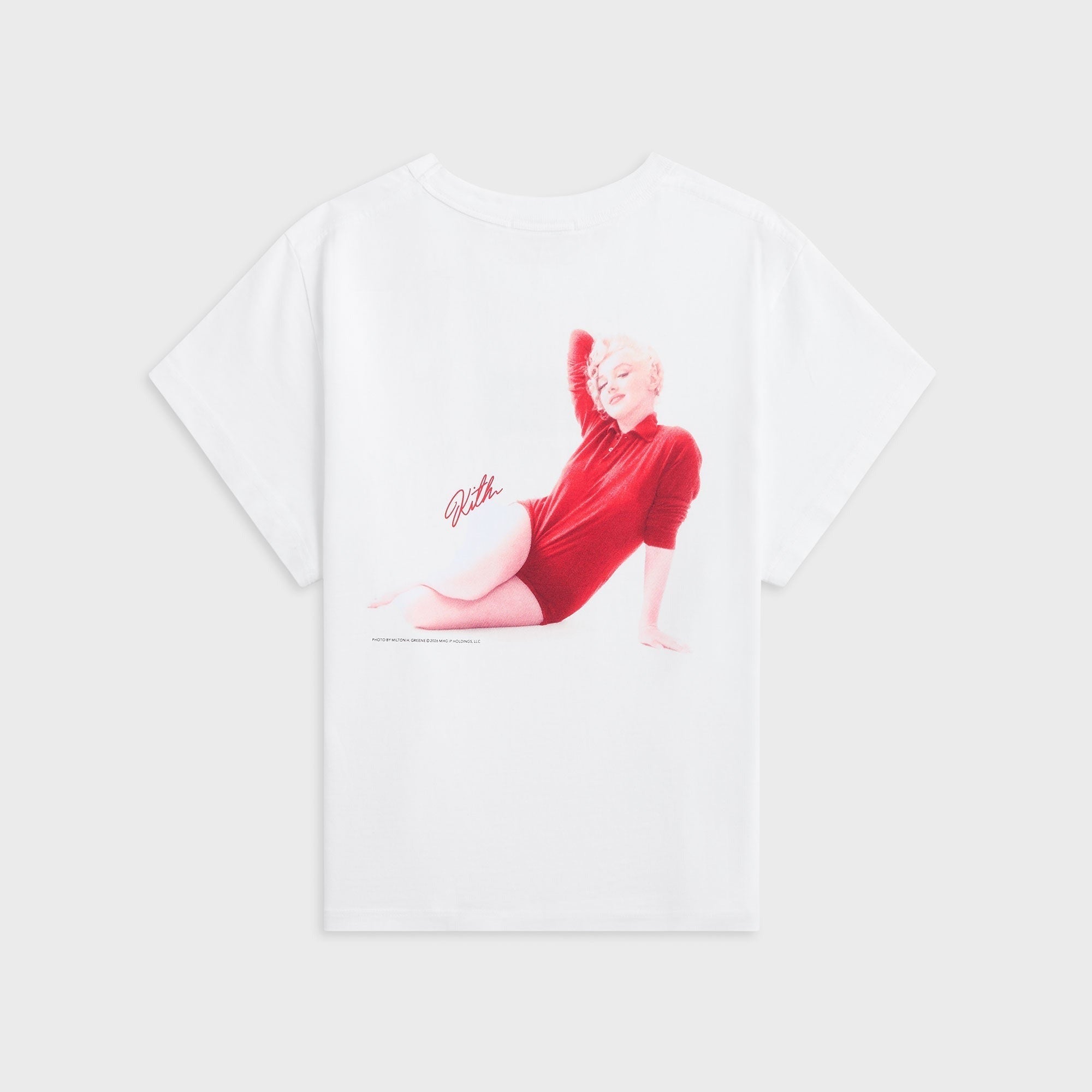 Kith Women for Marilyn Monroe Kiss Mulberry Vintage Tee - White