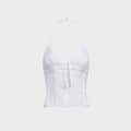 GUIZIO Marini Corset Top - White