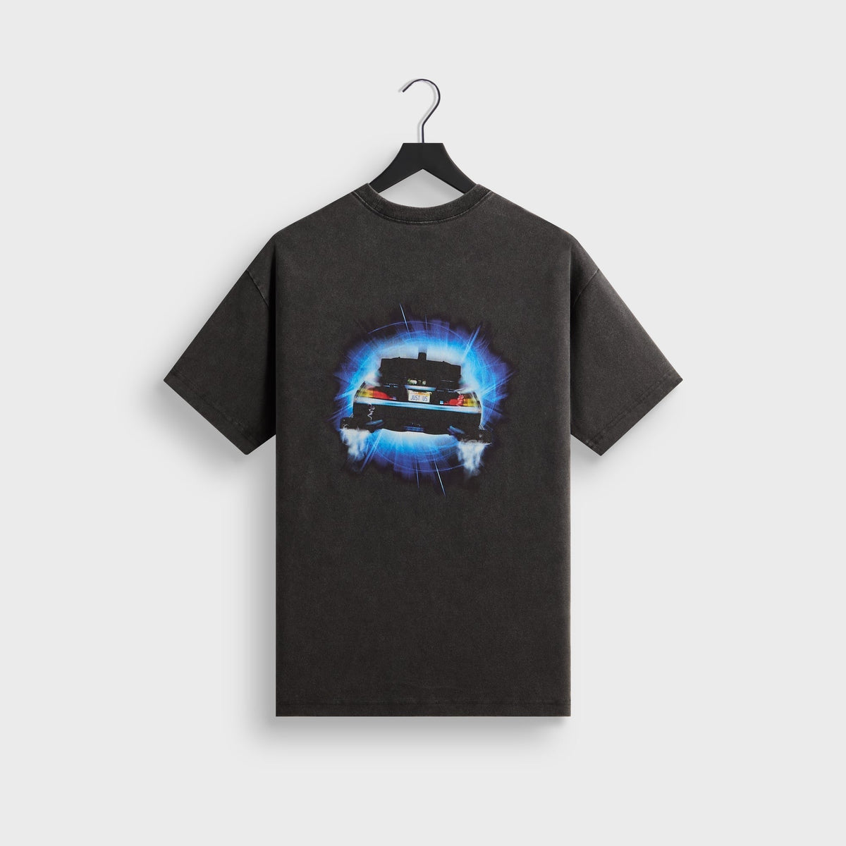 Kith for Back to the Future DeLorean Front Back Vintage Tee - Black