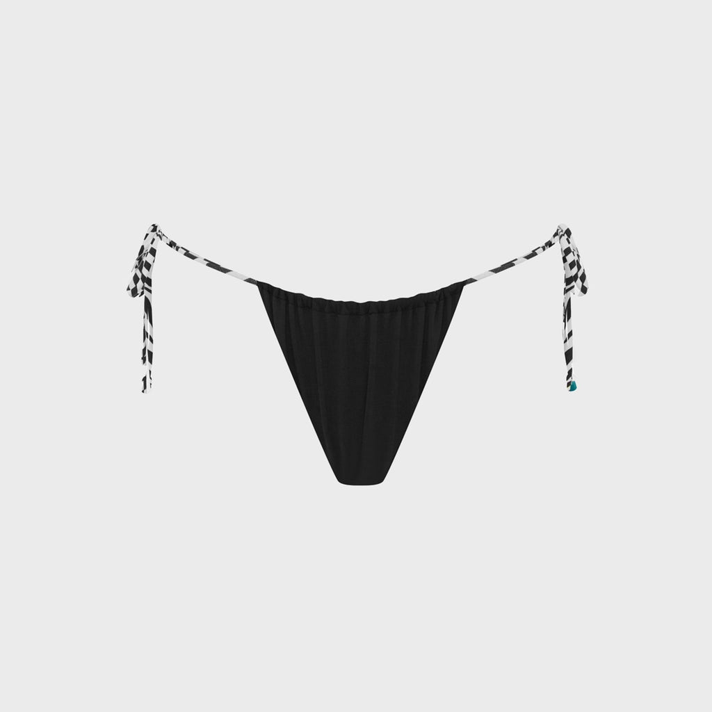 Bond Eye Reversible Stevia Brief Bottom - Zebra / Black