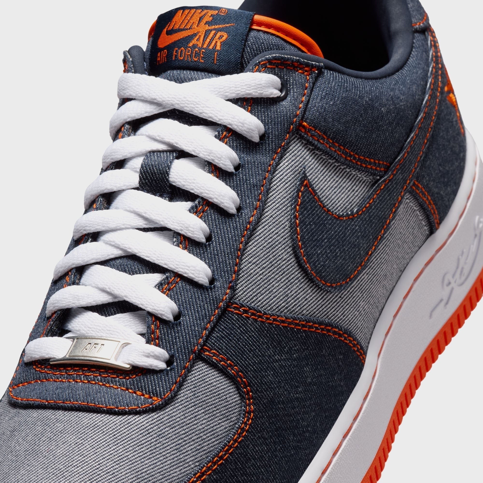 Nike Air Force 1 Low Protro - Obsidian / Safety Orange / White