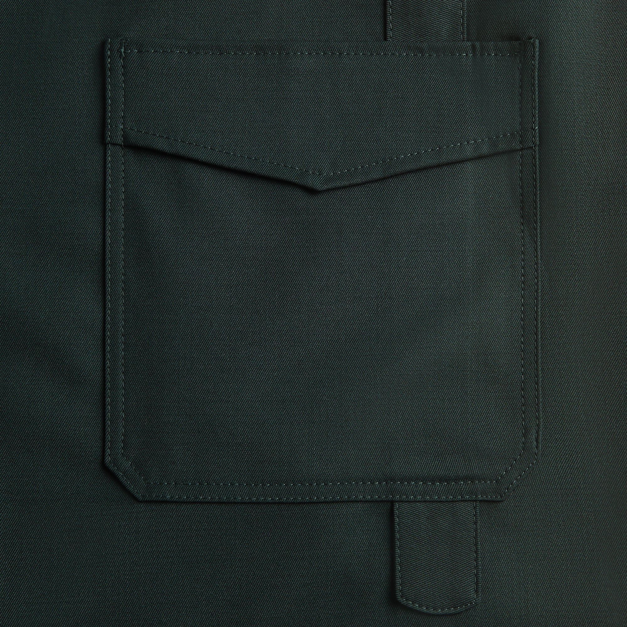 Kiko Kostadinov Light Wool Kyan Short - Scarab