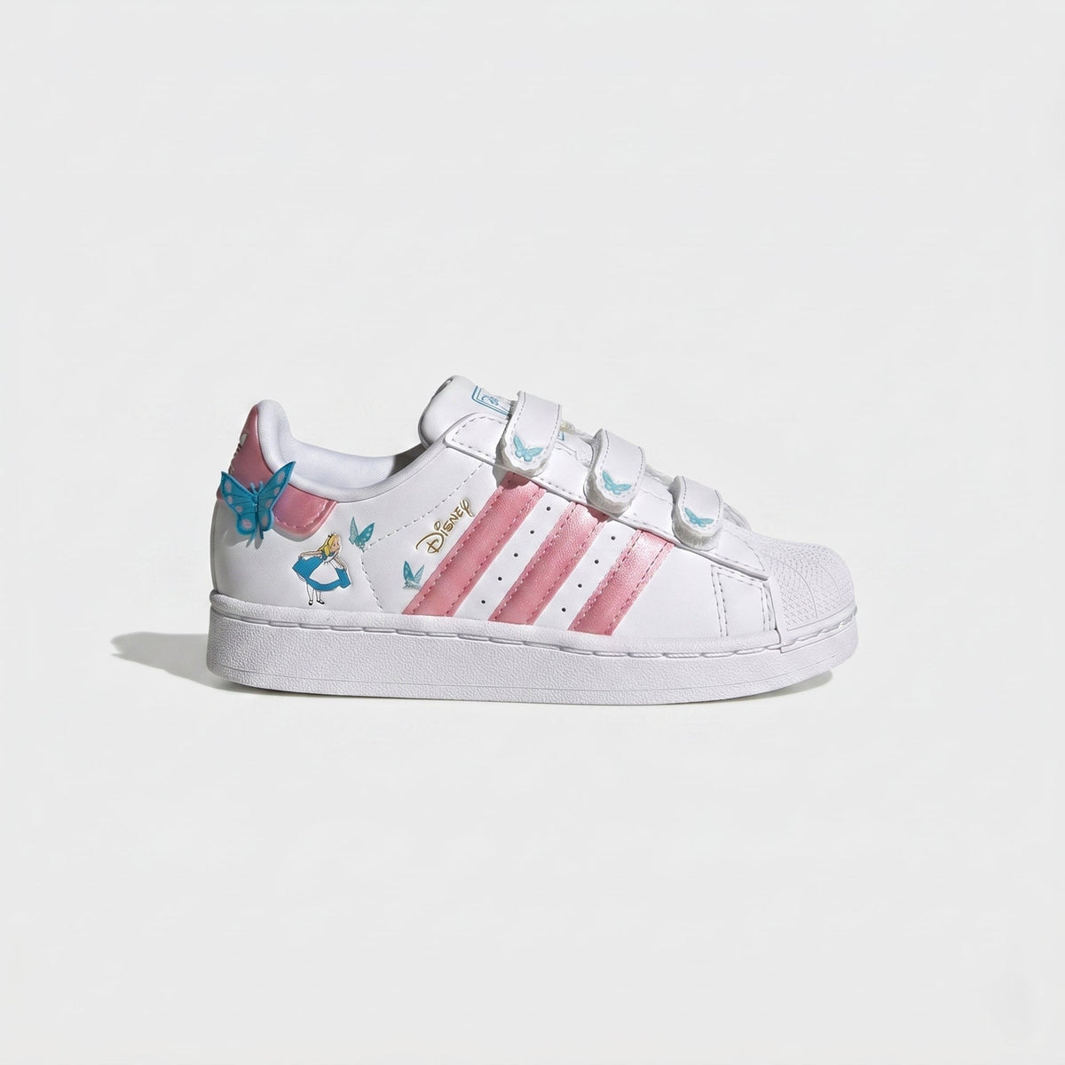 adidas x Disney PS Superstar II - Cloud White / Light Pink / Lucid Aquamarine