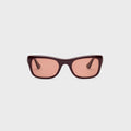 Port Tanger Dil Acetate Sunglasses - Carmesi / Tobacco