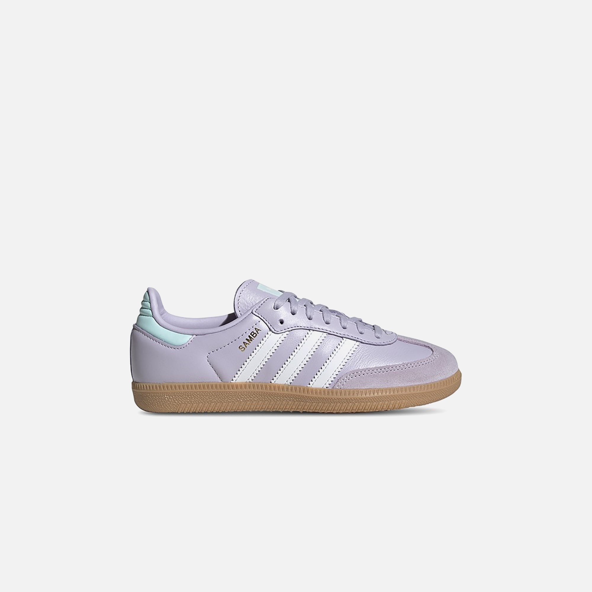 adidas GS Samba OG - Silver Dawn / Crystal White / Semi Flash Aqua
