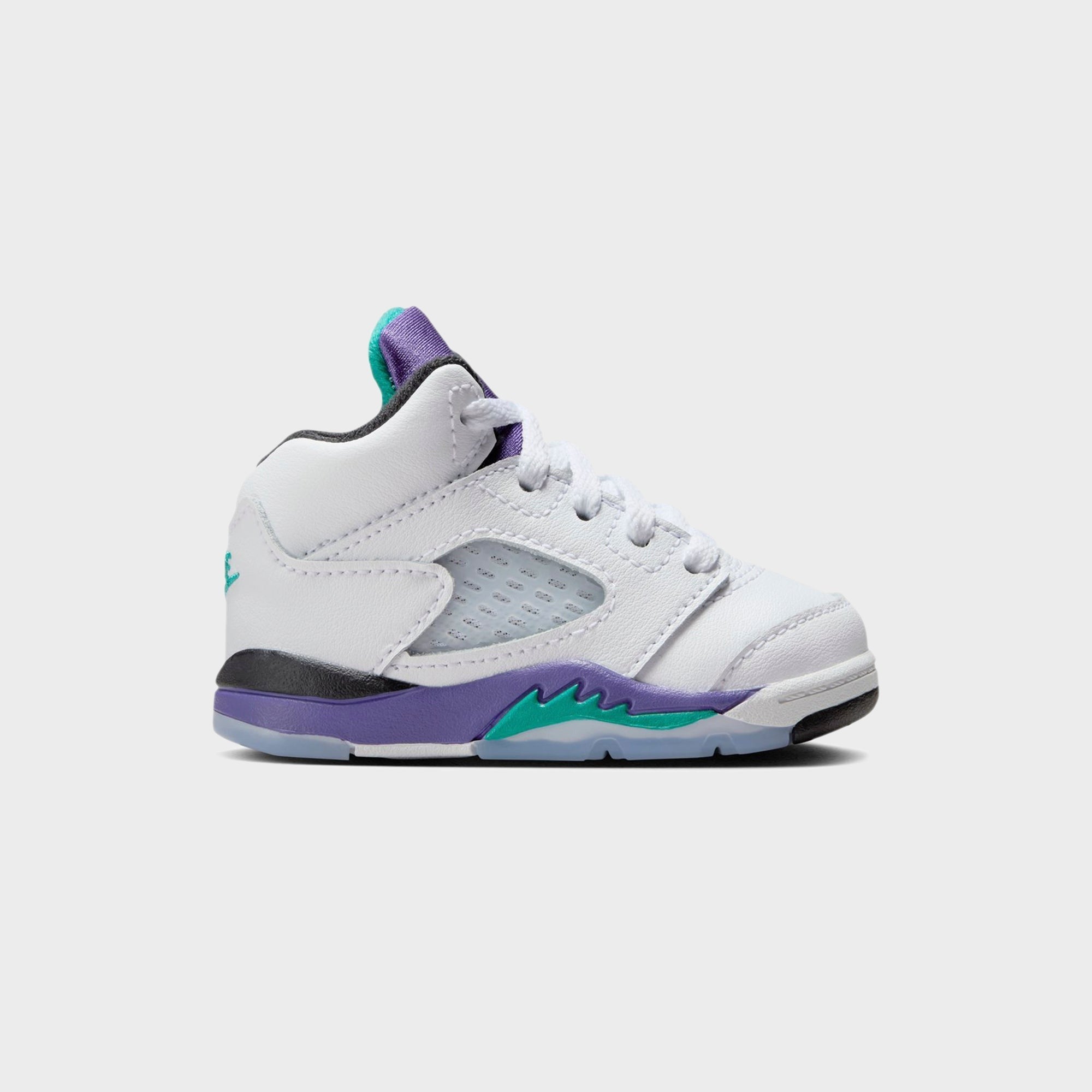 Jordan TD Air Jordan 5 - Black / New Emerald / Grape Ice
