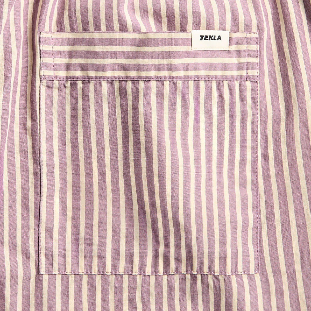 Tekla Poplin Pyjamas Pants - Skipper Stripes