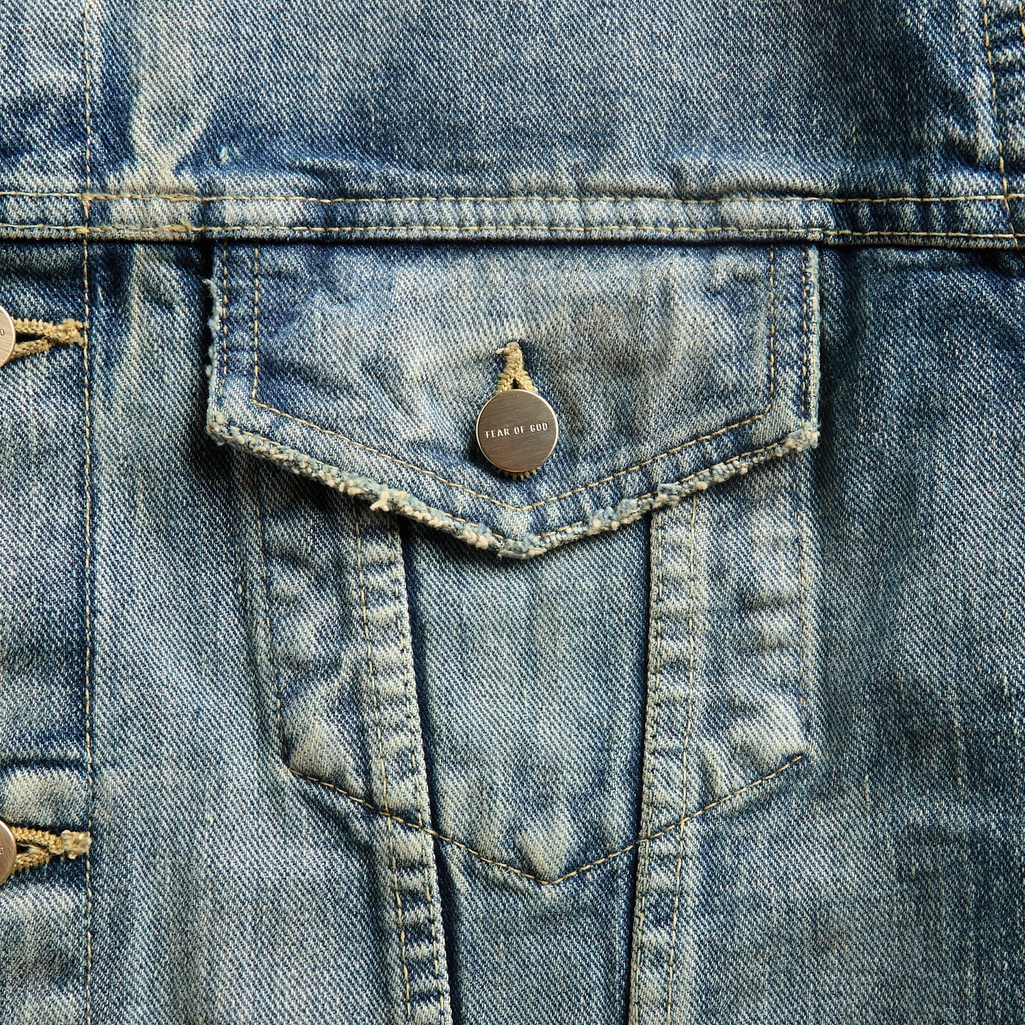 Fear of God Classic Trucker Jacket - Vintage Indigo
