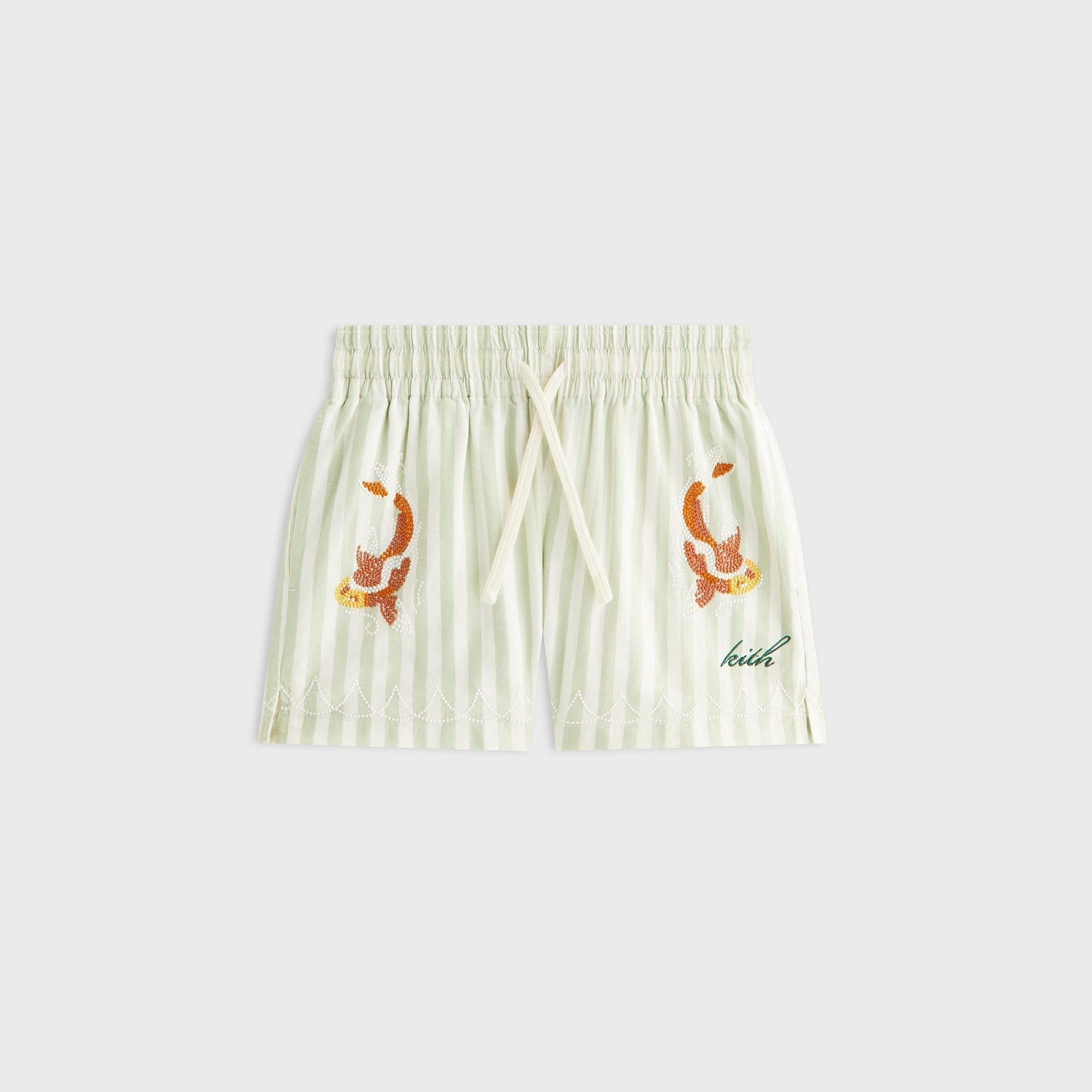 Kith Kids Embroidered Bennet Camp Short - Sage