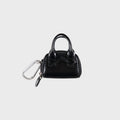 Sandy Liang Secure Mini Bag Keychain - Black