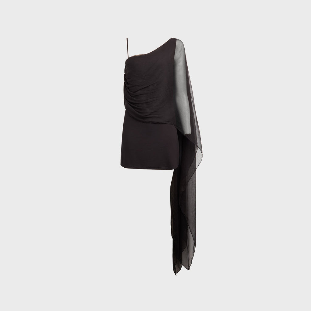 EB Denim Tara Layered Mini Dress - Black