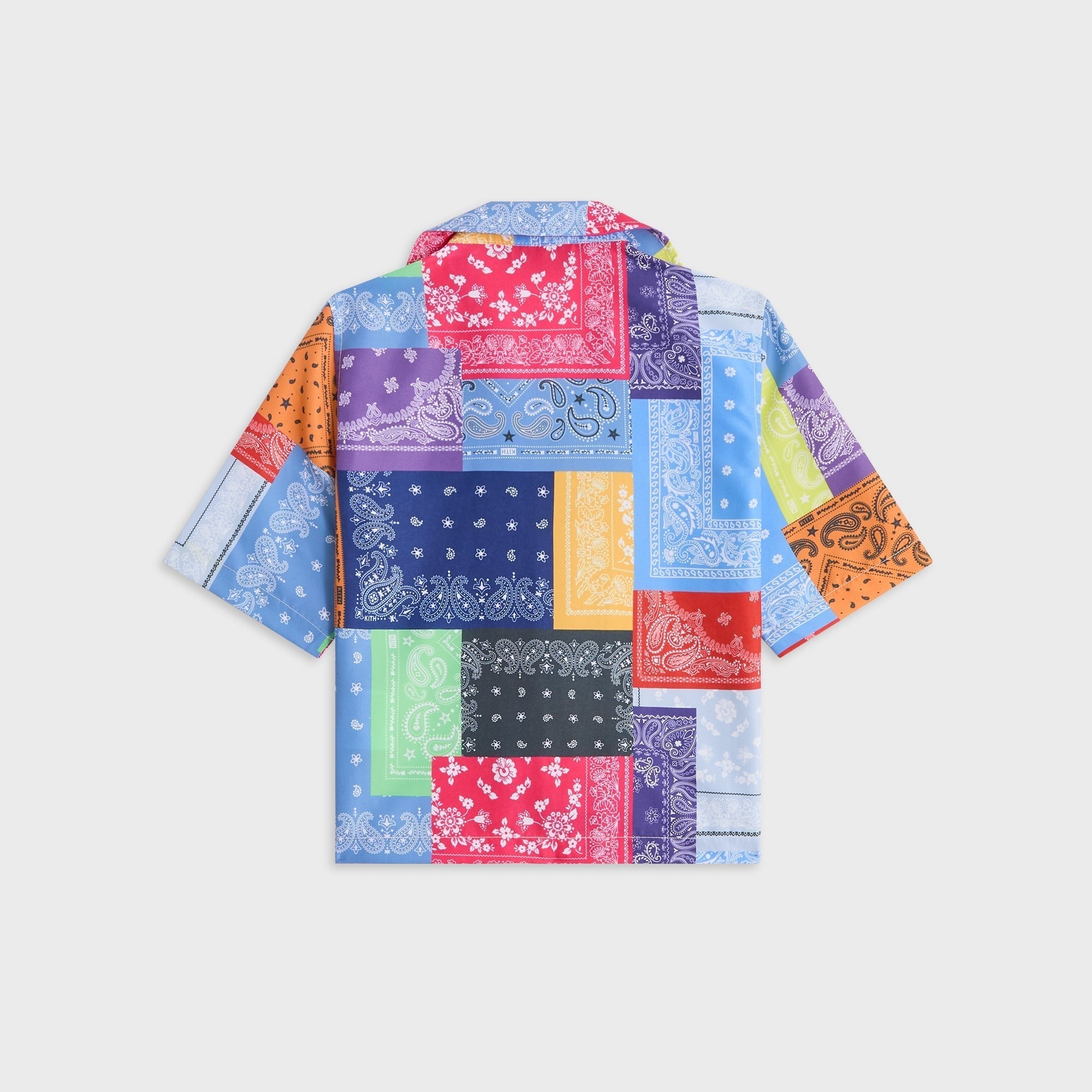 Kith Kids Bandana Splice Thompson Camp Swim Shirt - Lucky