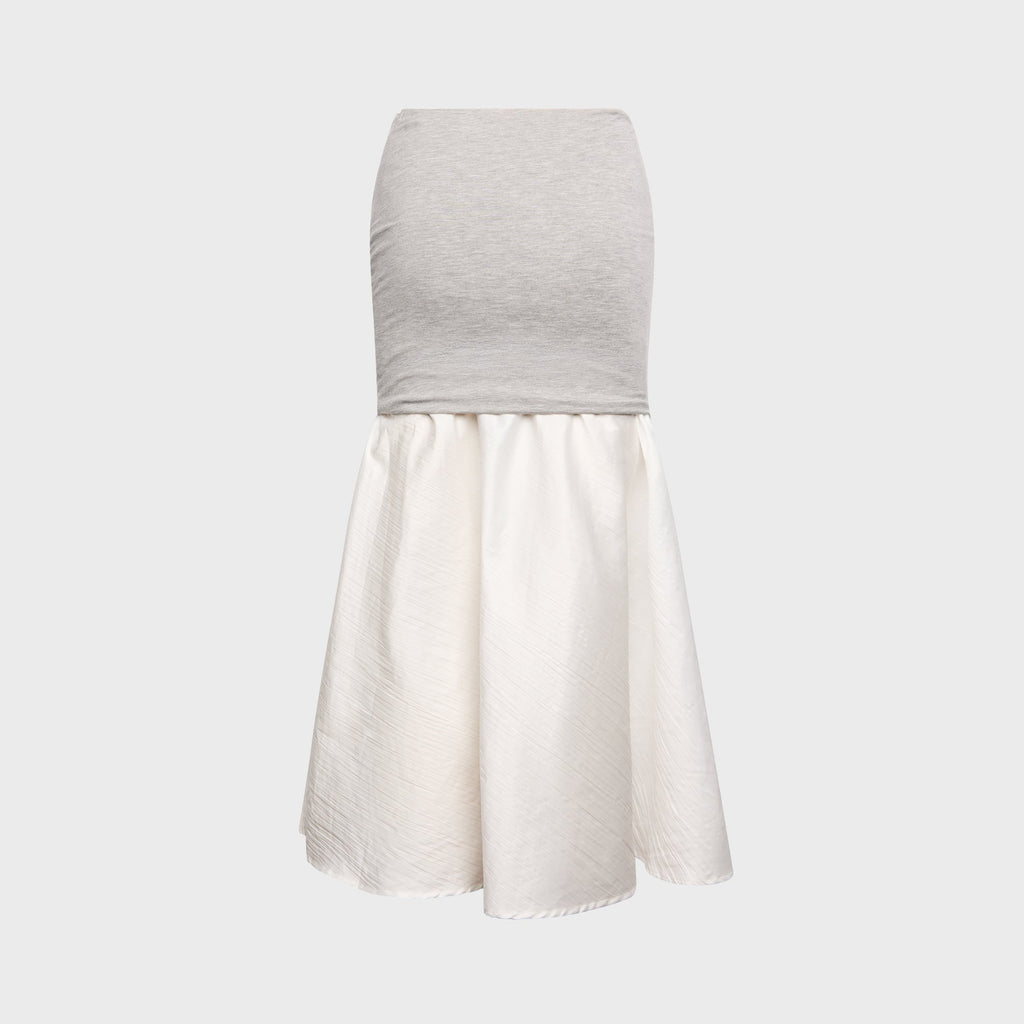 The Line by K Mari Skirt - Heather Grey