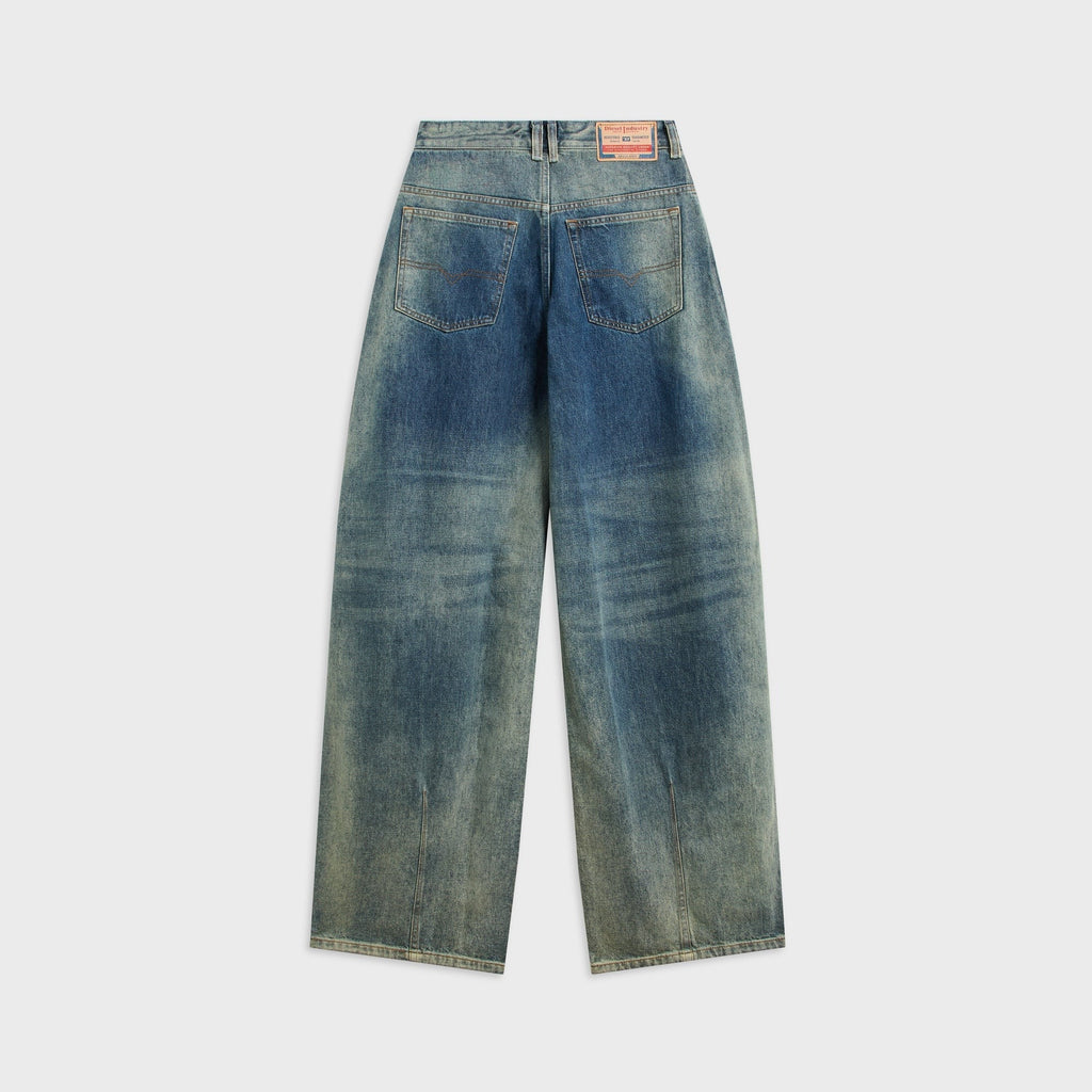 Diesel Relaxed High Waist 1987 D-Khelz Jean - Blue