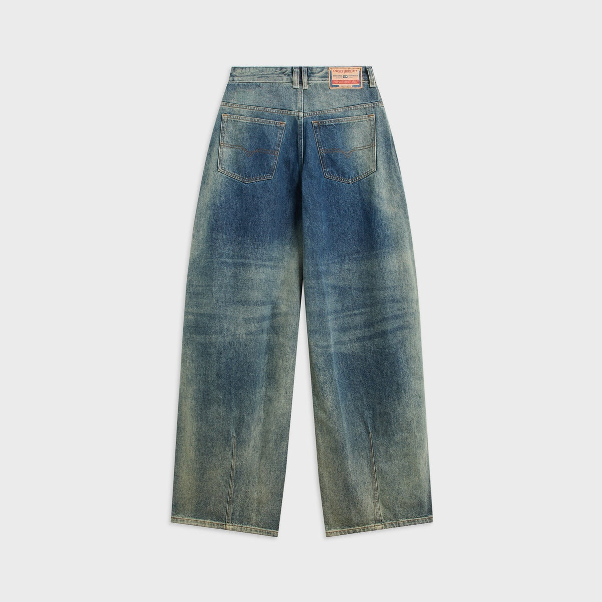 Diesel Relaxed High Waist 1987 D-Khelz Jean - Blue