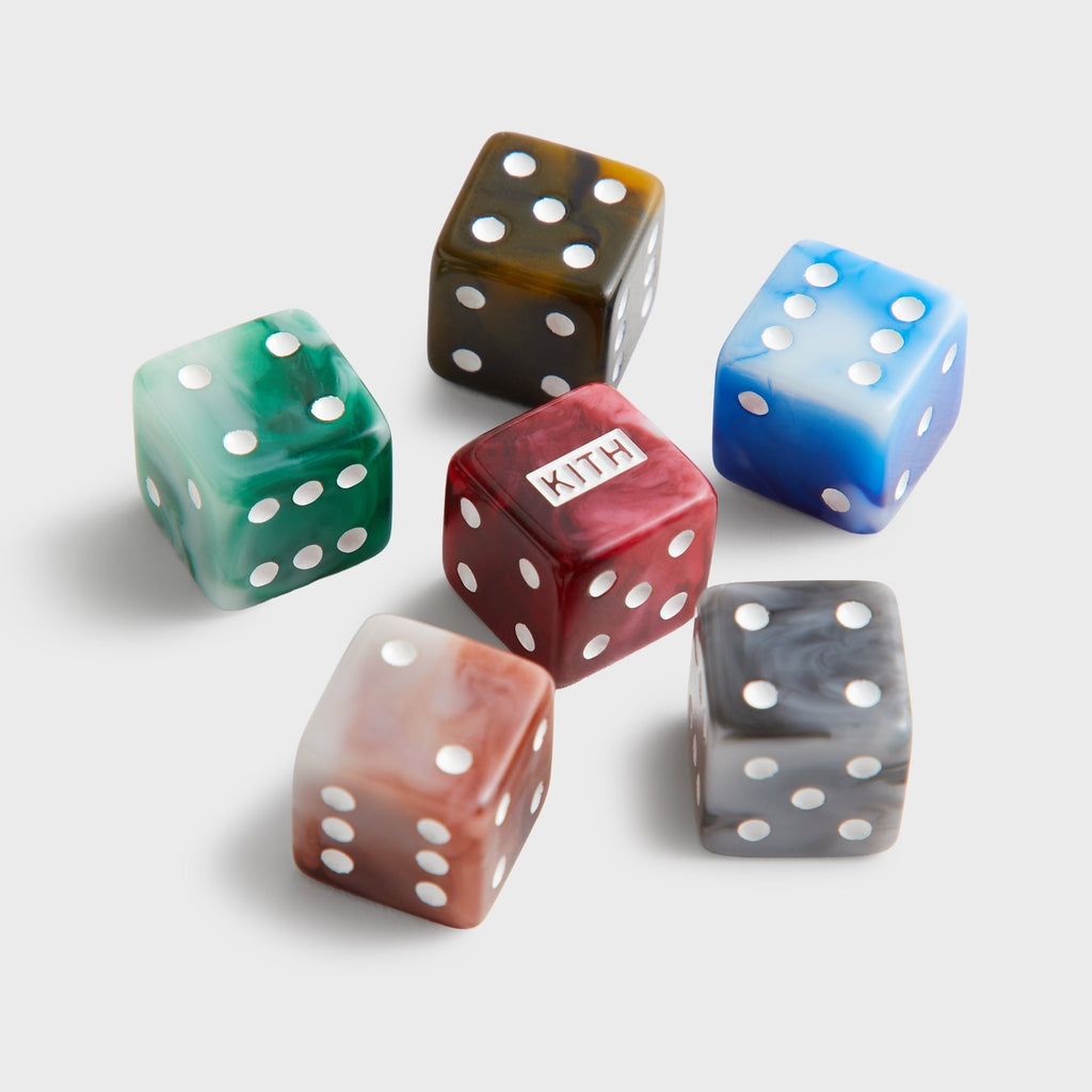 Kith Monogram Debossed Suede Poker Set - Stadium