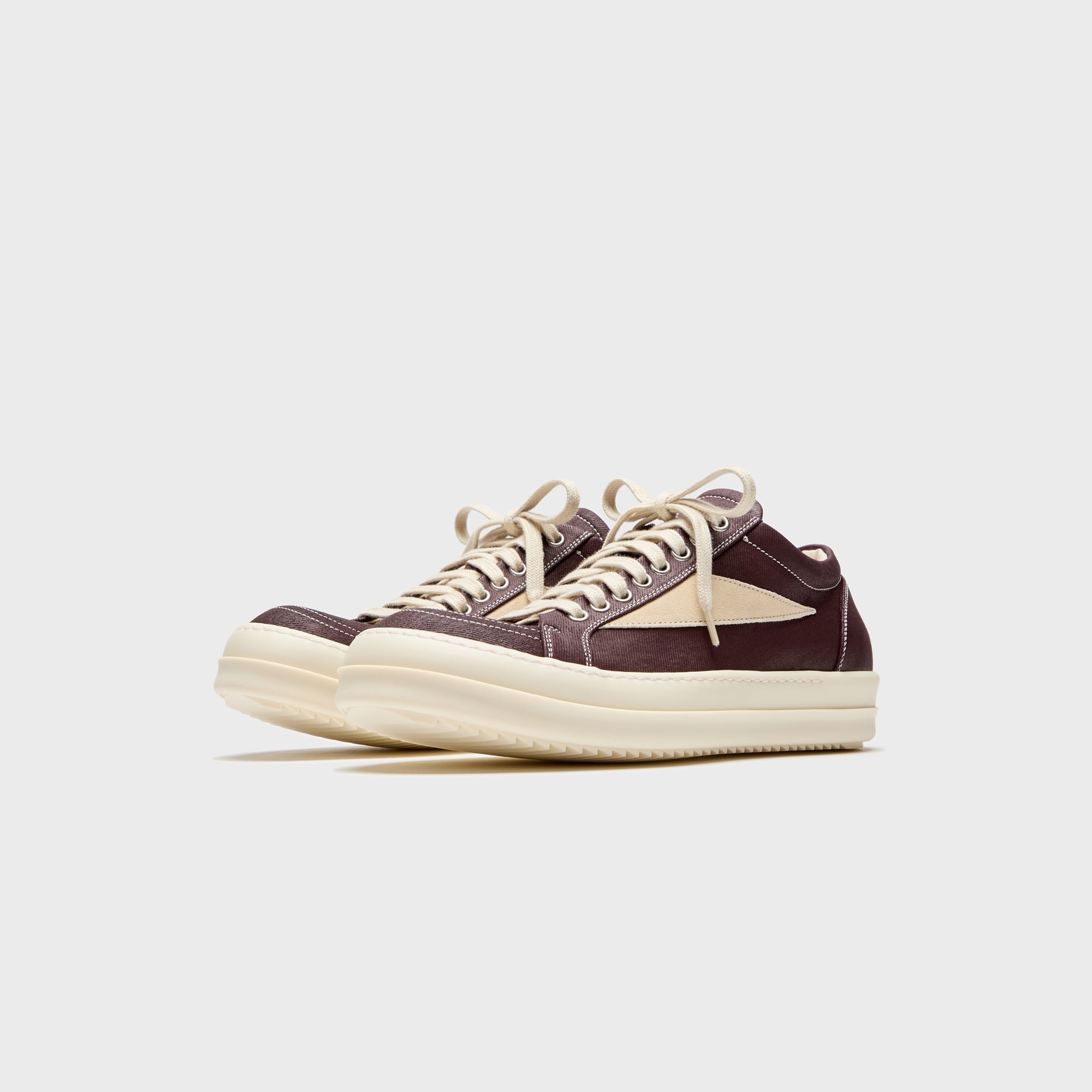 Rick Owens DRKSHDW Vintage Sneaks - Scab Wax / Milk / Milk