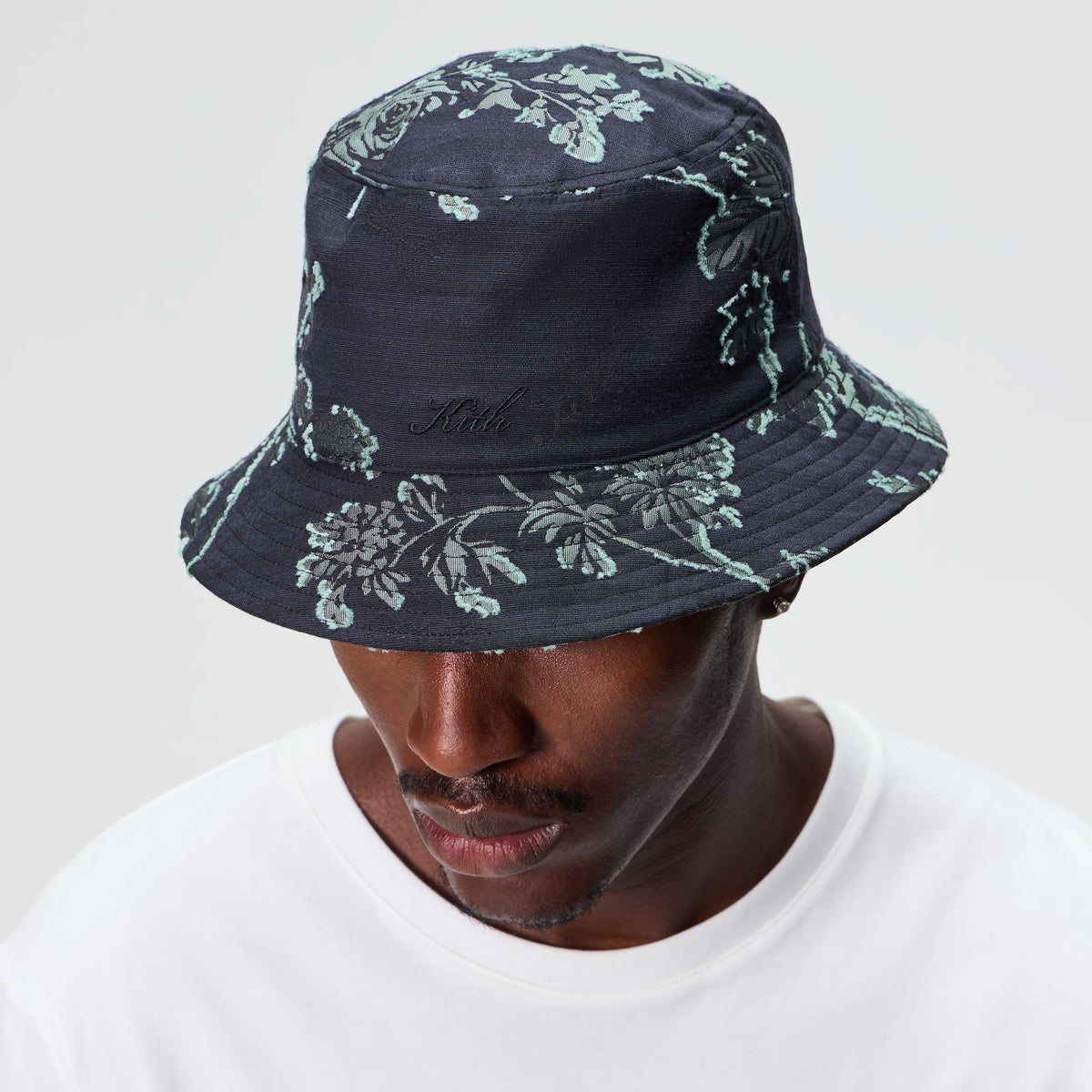 Kith for Needles Clip Jacquard Dawson Bucket Hat - Black