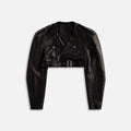 Rick Owens Micro Biker Jacket - Black