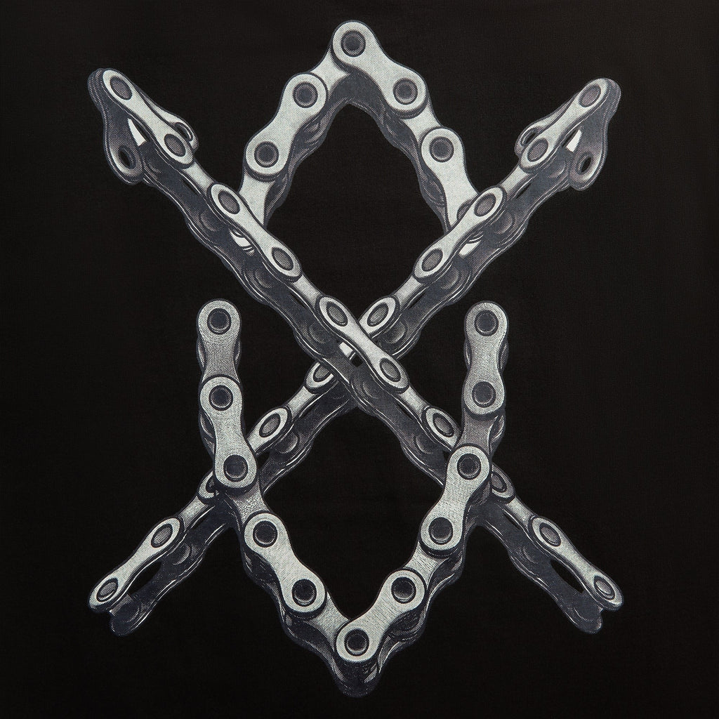 Daily Paper Chain Shield Short Sleeve Tee - Black