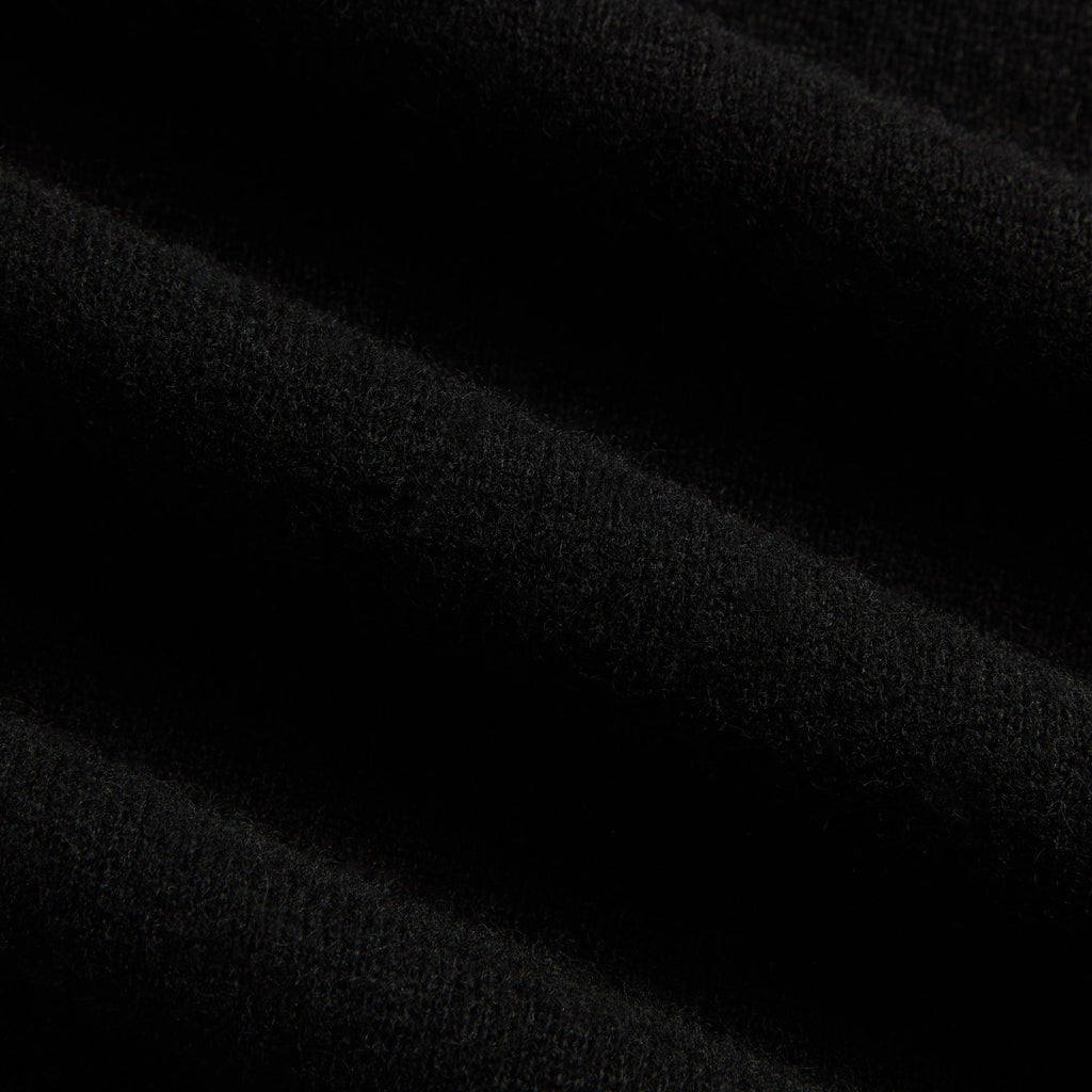 Kith for BMW Long Sleeve Cashmere Tilden Pullover - Black