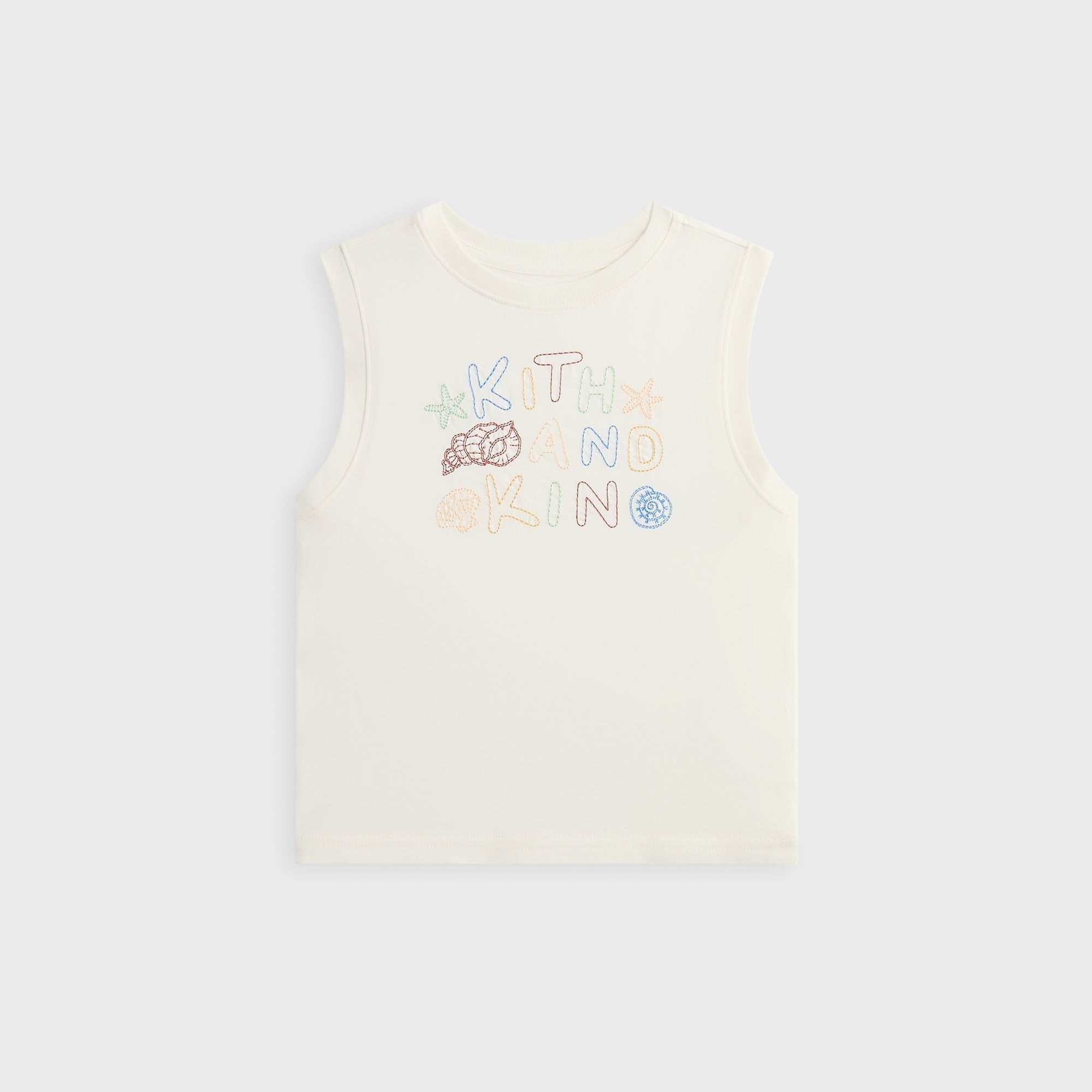 Kith Kids Embroidered Graphic Muscle Tank - Silk