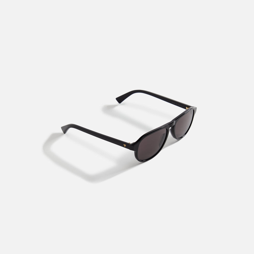 Bottega Veneta Mens 55 Sunglass Recycled Ace - Black